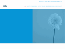 Tablet Screenshot of alphaextreme.co.uk